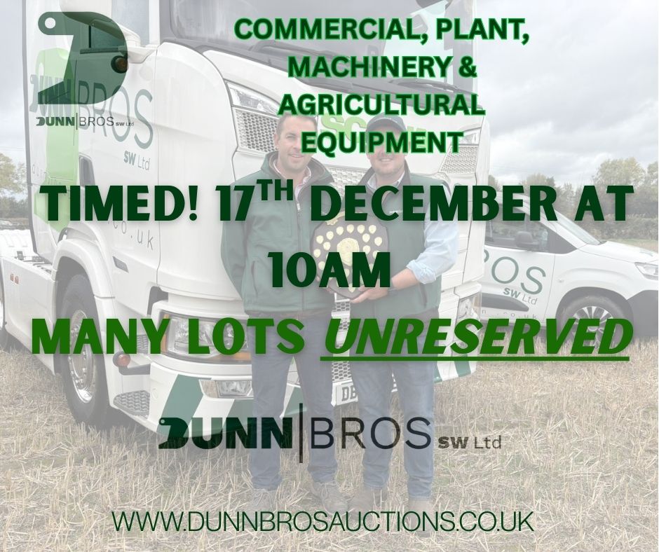 TIMED Commercial,  Plant, Machinery and Agricultural Equipment - TIMED December 2025